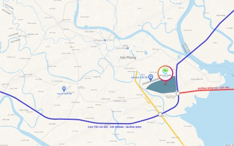 Vị trí Ecopark Hải Phòng- Eco sky park 